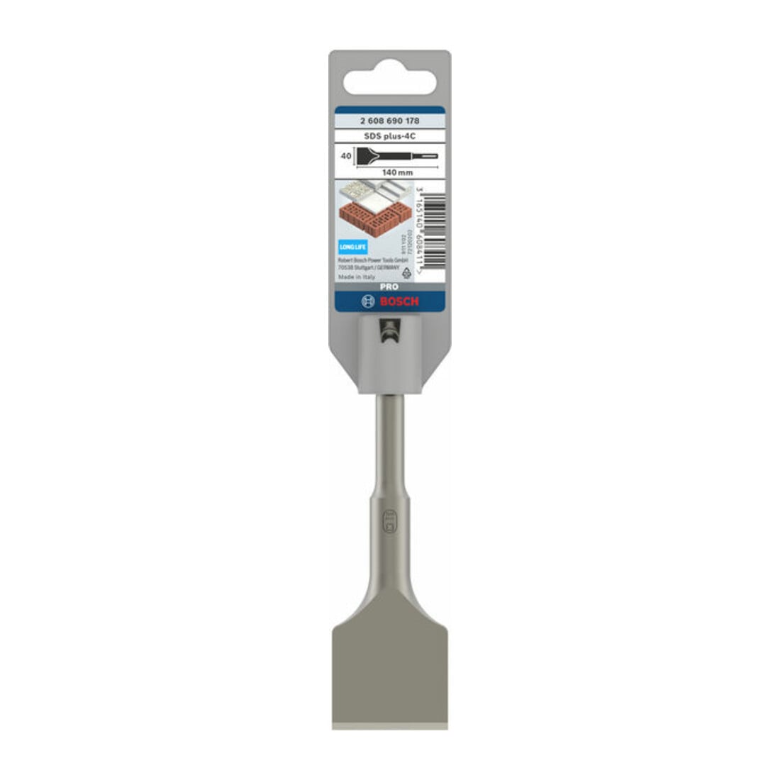 Burin bêche SDS plus 140 x 40 mm
