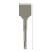 Burin bêche SDS plus 140 x 40 mm-4