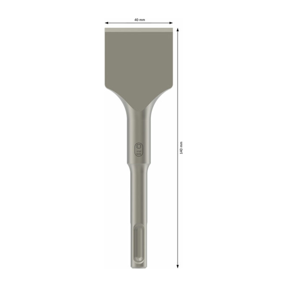 Burin bêche SDS plus 140 x 40 mm