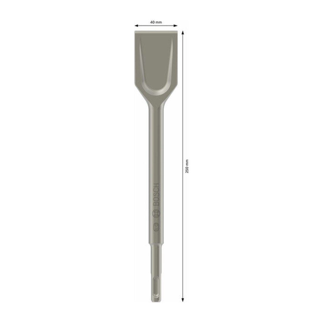 Burin bêche SDS plus 250 x 40 mm