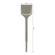 Burin bêche SDS plus 250 x 60 mm-5