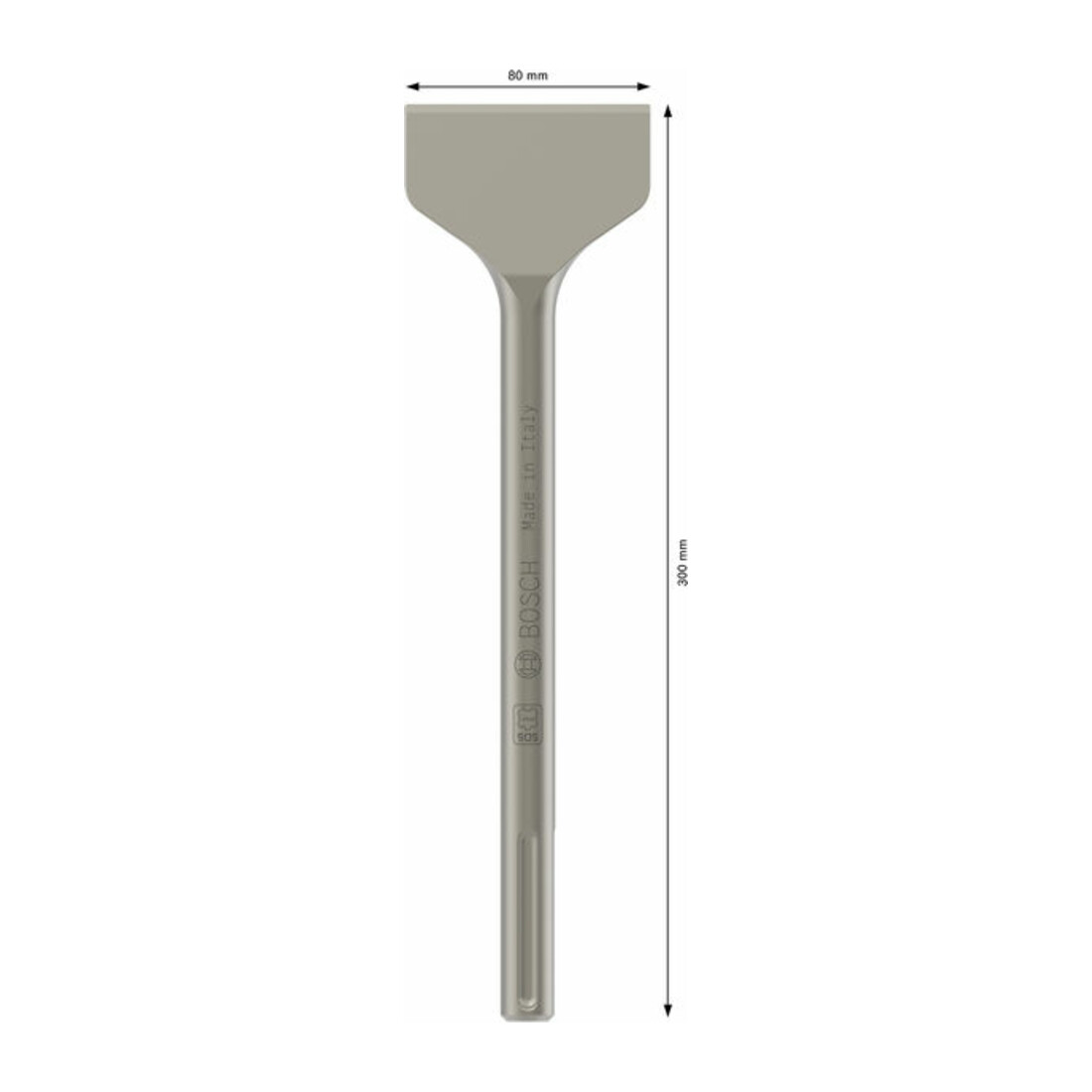 Burin « carrelages » SDS max 300 x 80 mm