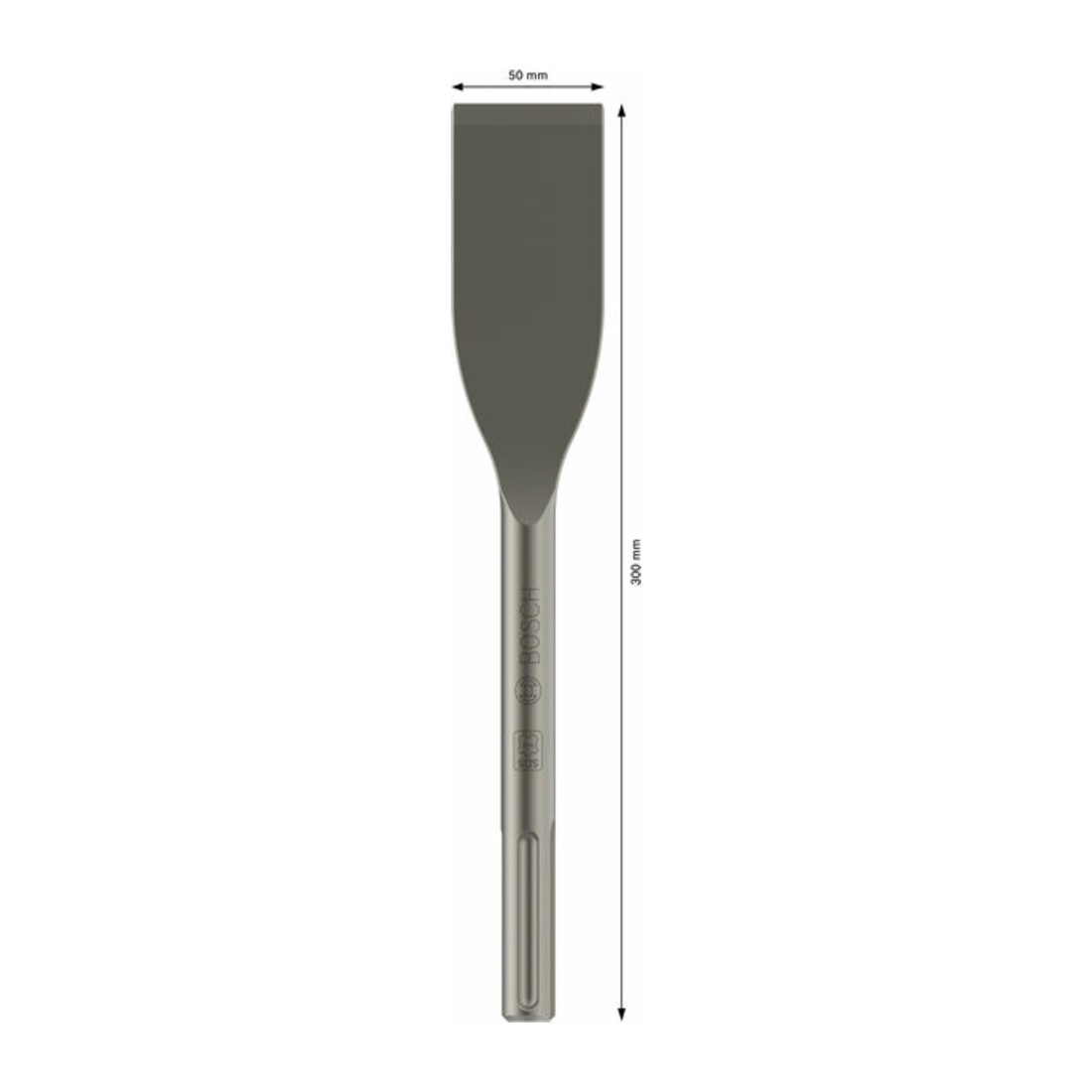Burin de carrelage Bosch avec support SDS-max, 300 x 50 mm