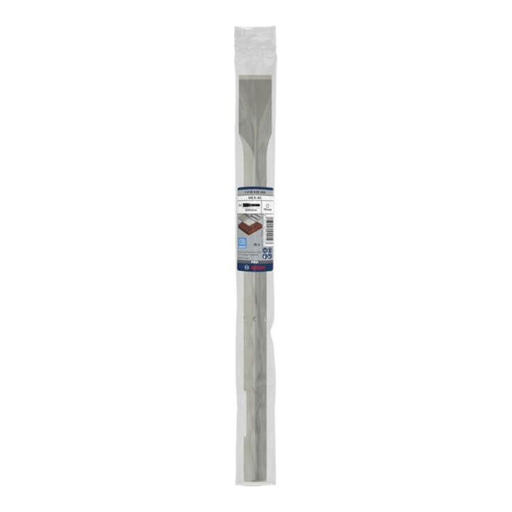 Burin plat Bosch avec support hexagonal 19 mm 300 x 25 mm