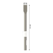 Burin plat Bosch avec support hexagonal 19 mm 300 x 25 mm-4