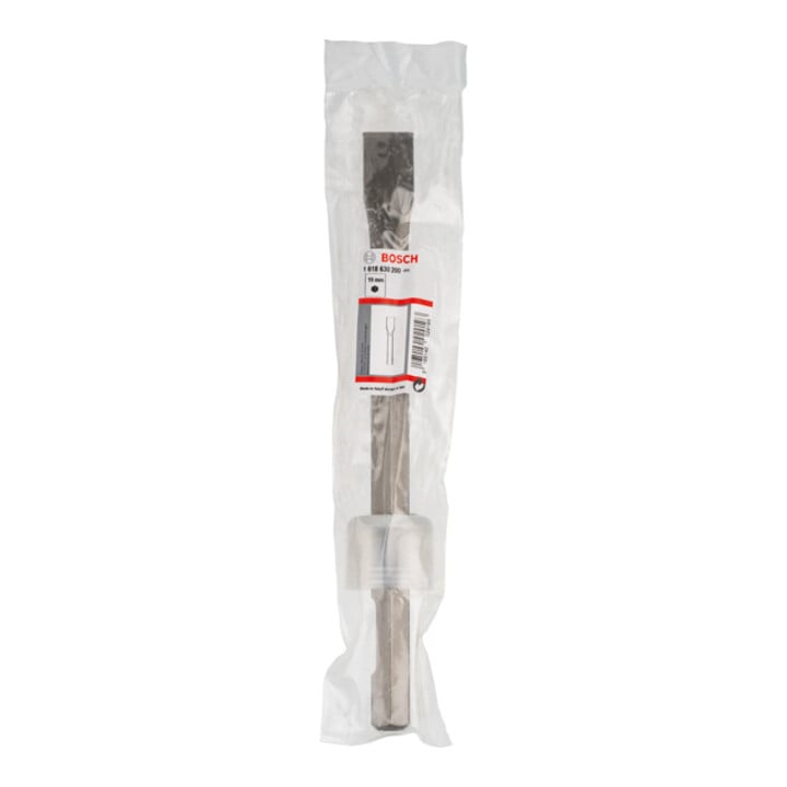 Burin plat Bosch avec support hexagonal 19 mm 300 x 25 mm