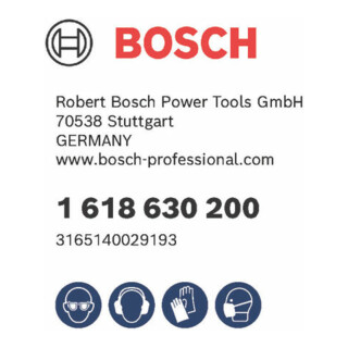 Burin plat Bosch avec support hexagonal