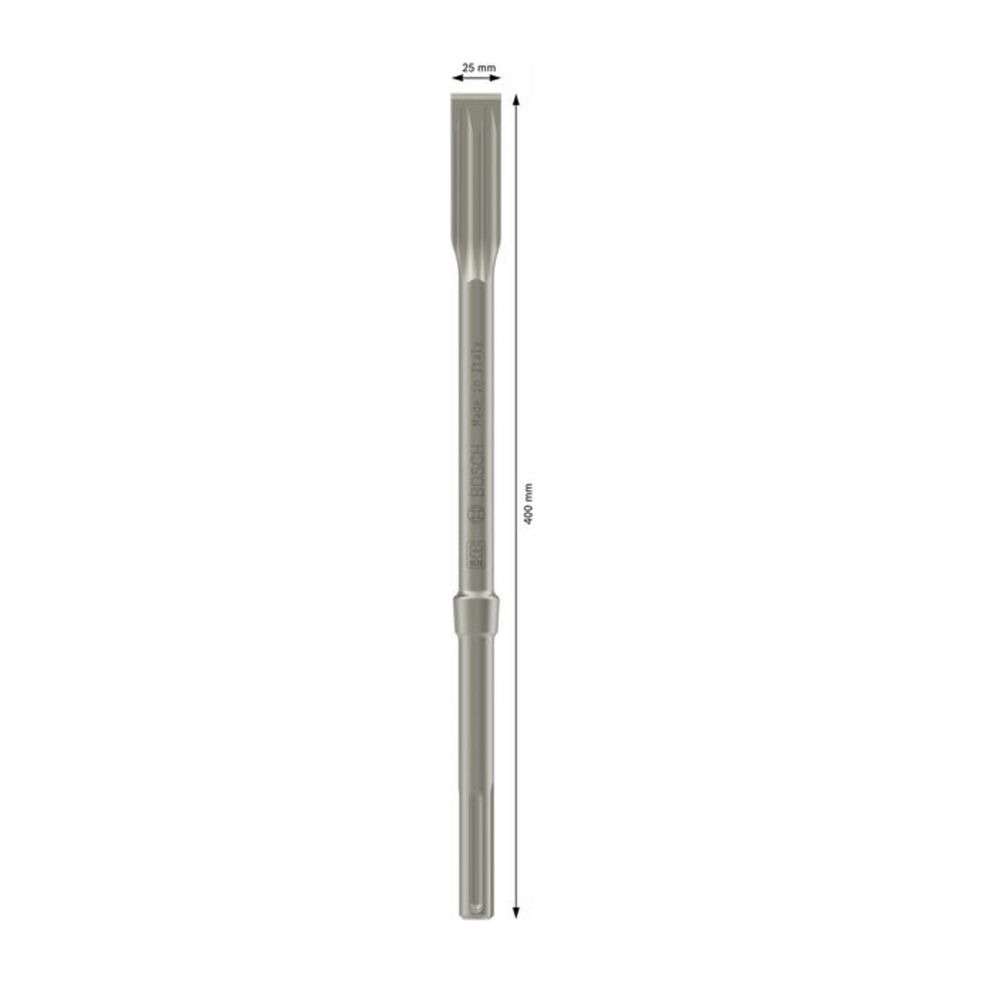 Burin plat Bosch RTec Sharp, avec support SDS-max, 400 mm