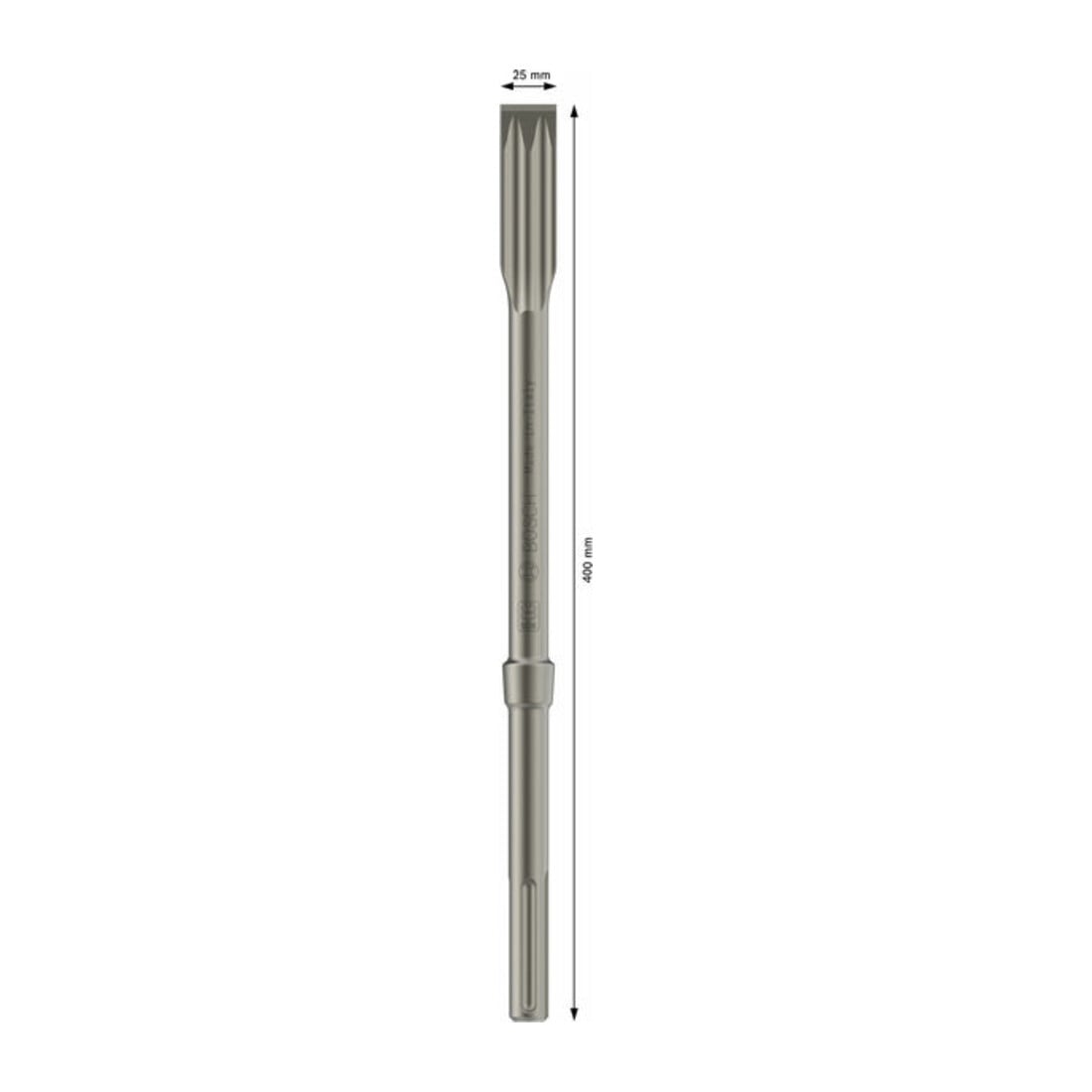Burin plat Bosch RTec Sharp, avec support SDS-max, 400 mm