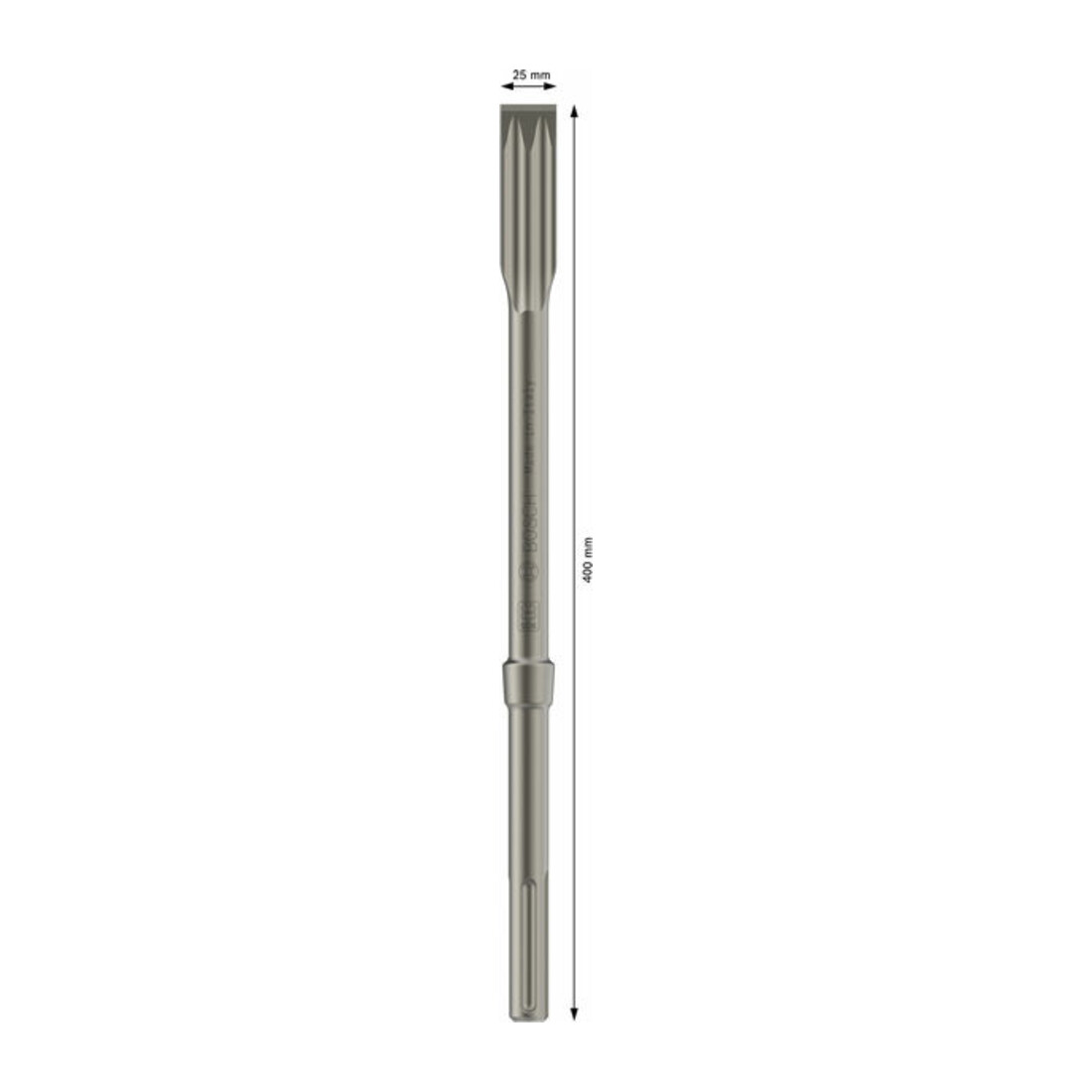 Burin plat Bosch RTec Sharp, avec support SDS-max, 400 mm
