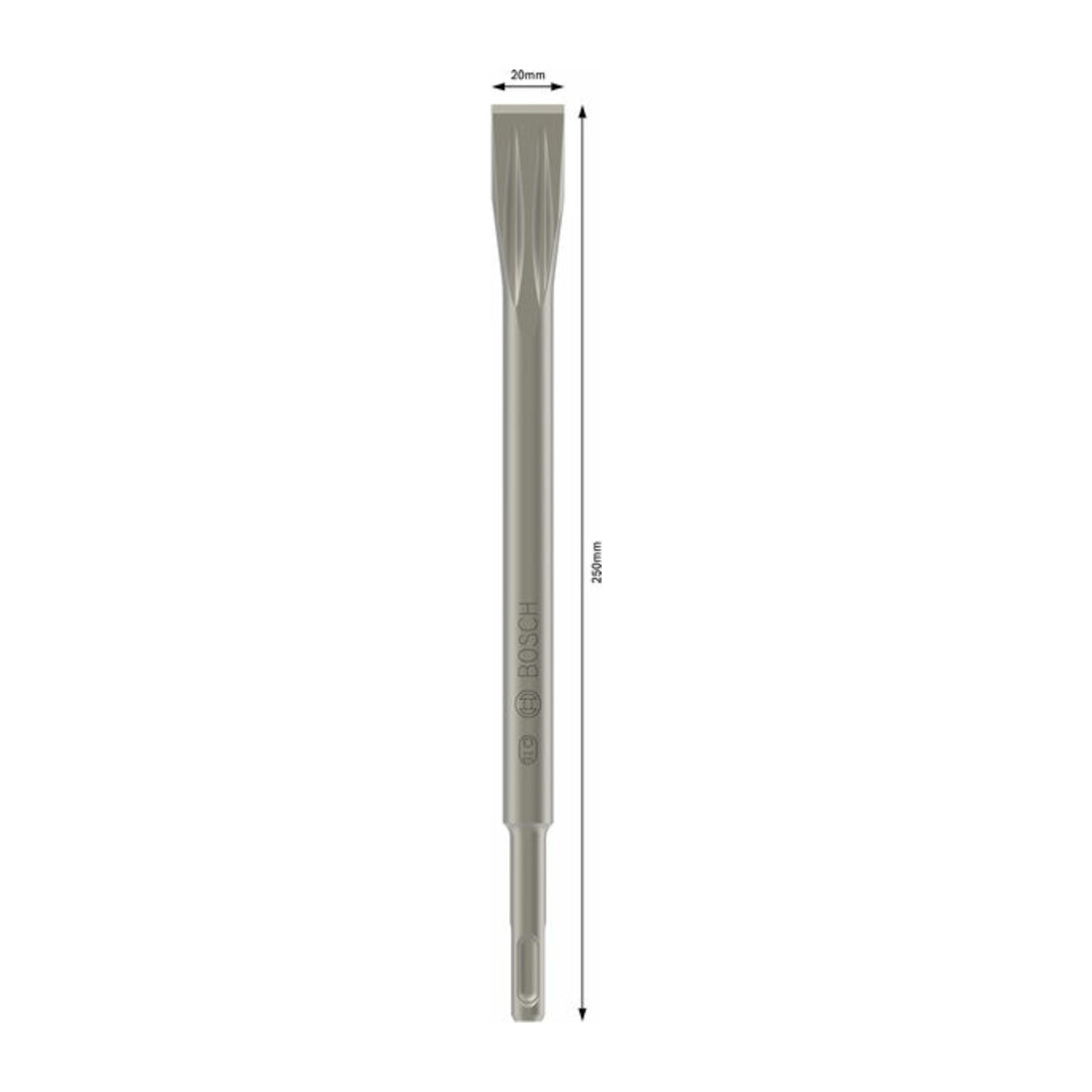 Burin plat Bosch SDS plus 250 x 20 mm