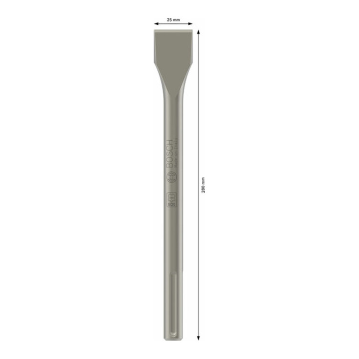 Burin plat SDS max 280 x 25 mm