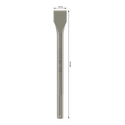 Burin plat SDS max 280 x 25 mm-4