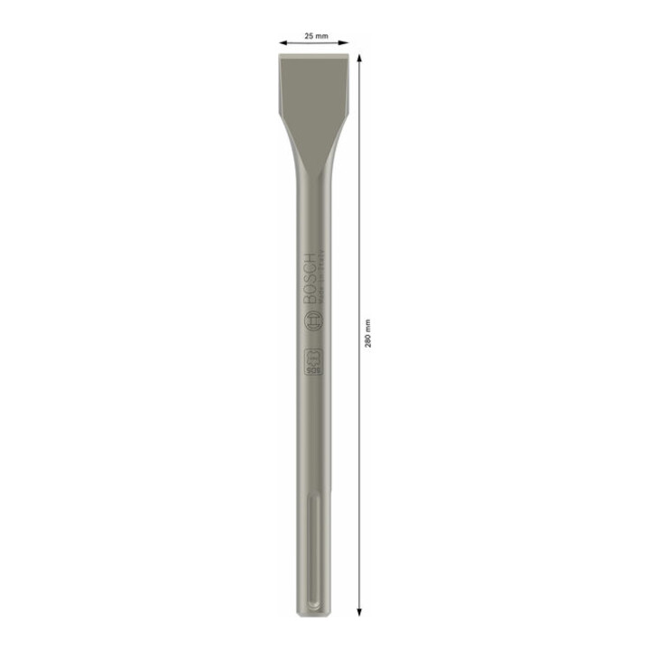 Burin plat SDS max 280 x 25 mm