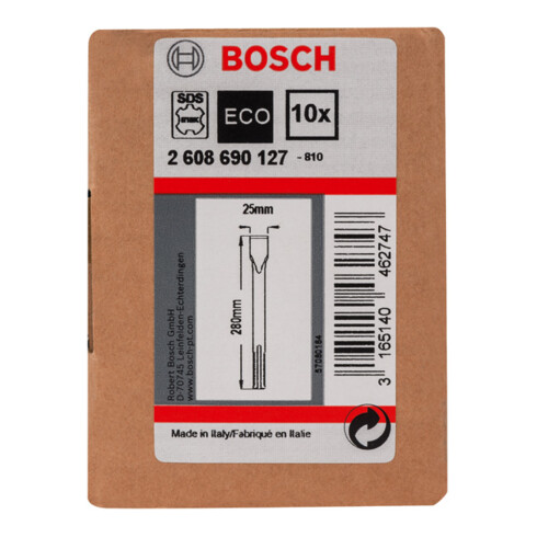 Burin plat SDS max 280 x 25 mm