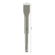 Burin plat SDS plus 140 x 20 mm-4