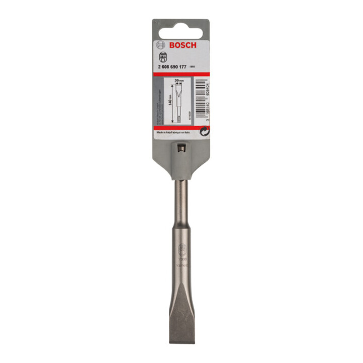 Burin plat SDS plus 140 x 20 mm