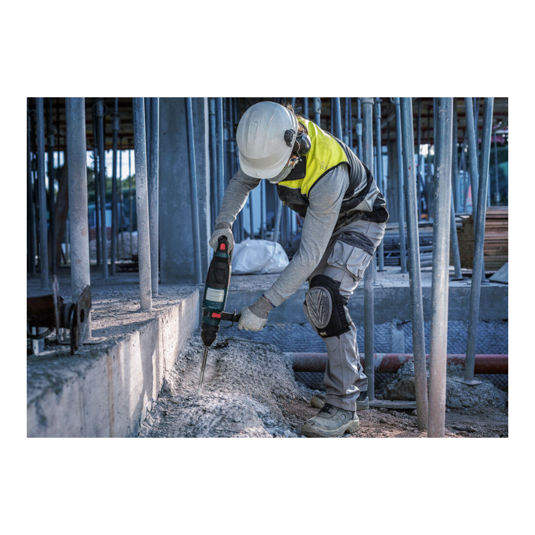 Burin plat SDS plus 140 x 20 mm