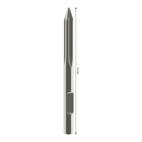 Burin pointu Bosch avec support hexagonal de 28 mm