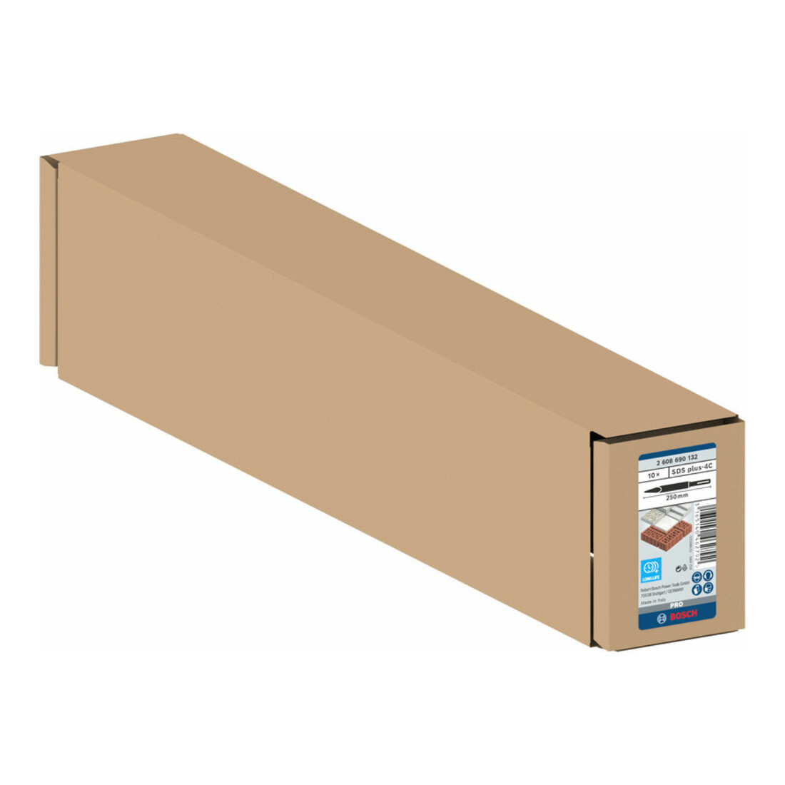 Burin pointu Bosch avec accessoire SDS-plus, 250 mm