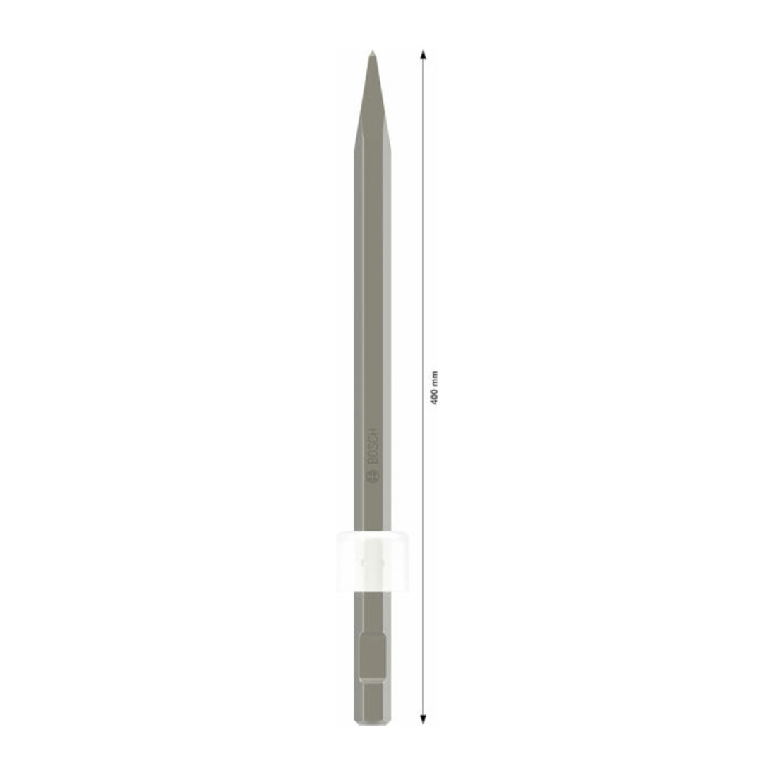 Burin pointu Bosch avec queue 6 pans de 19 mm, 400 mm