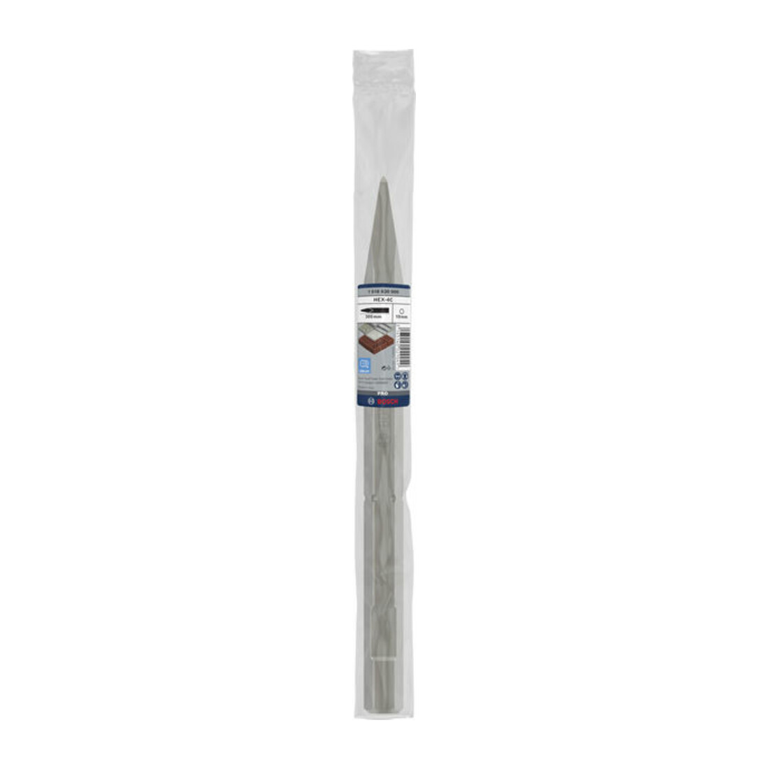 Burin pointu Bosch avec support hexagonal 19 mm