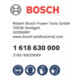 Burin pointu Bosch avec support hexagonal 19 mm 300 mm