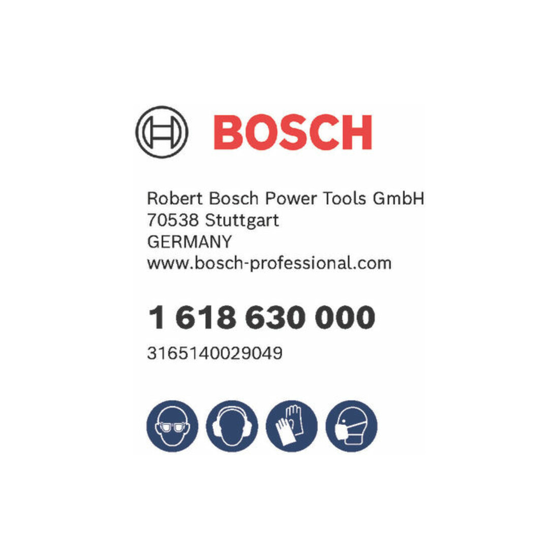 Burin pointu Bosch avec support hexagonal 19 mm