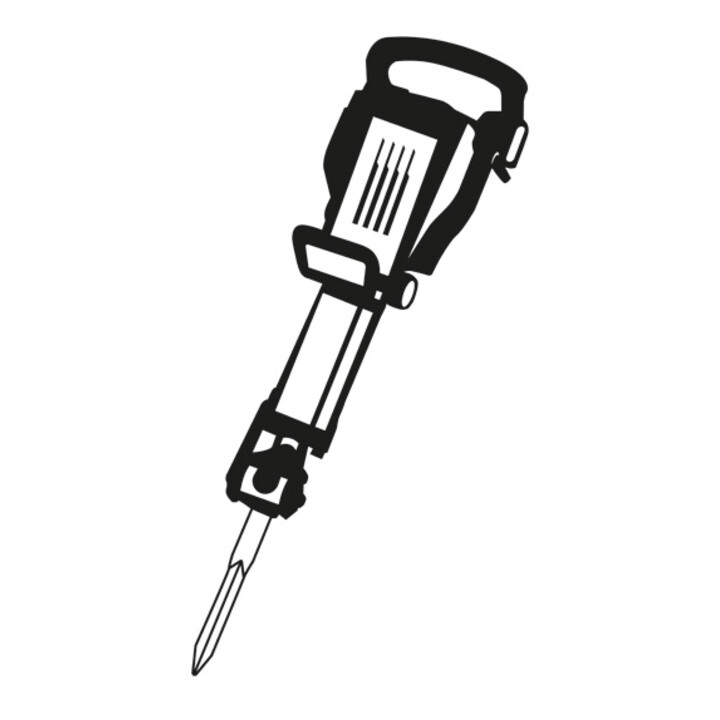 Burin pointu Bosch avec support hexagonal 19 mm 300 mm