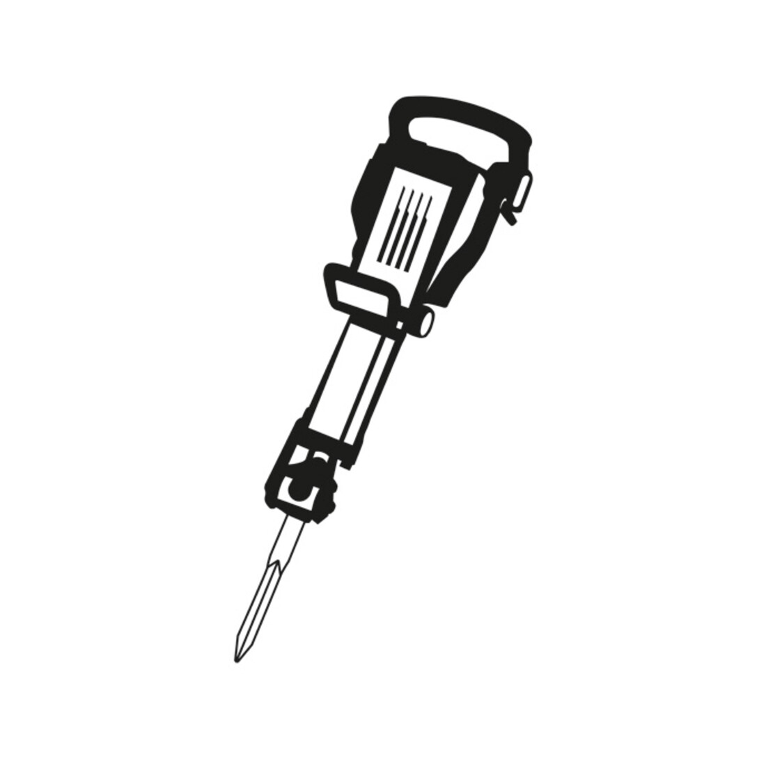 Burin pointu Bosch avec support hexagonal 19 mm