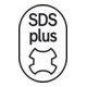 Burin pointu SDS-plus, 250 mm, paquet de 5-4