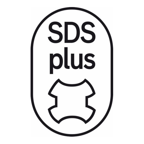Burin pointu SDS-plus, 250 mm, paquet de 5