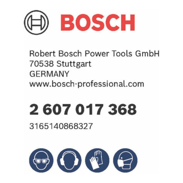 Burins Bosch SDS max set de 4 pièces 400 mm, 400 x 25 mm
