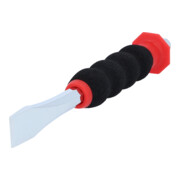 KS Tools Burin plat avec manche de protection de la main