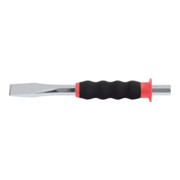 KS Tools Burin plat avec poignée de protection des mains, 8 tranchants