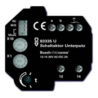 Busch-Jaeger Actionneur de commutation encastré pour bus de porte 83335 U