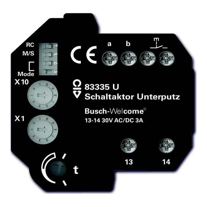 Busch-Jaeger Actionneur de commutation encastré pour bus de porte 83335 U