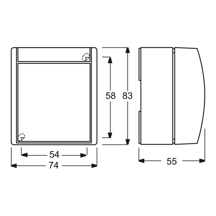 Busch-Jaeger Ausschalter 2601/2 W-54