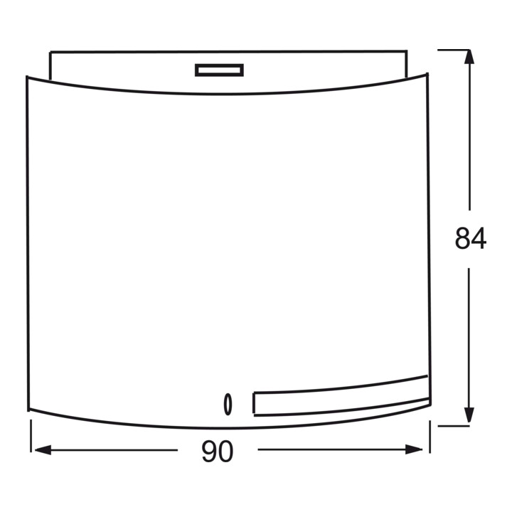 Busch-Jaeger Bedienelement 1/2fach MF/IR 6320/10-83