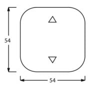 Busch-Jaeger Bedienelement aws für Jalousie-Einsatz 6430-214-102-4