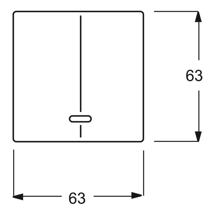 Busch-Jaeger Bedienelement für Seriendimmer 6545-84