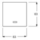 Busch-Jaeger Bedienelement Mem-Tast. 6543-81-101-3