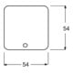 Busch-Jaeger Bedienelement ws f.Mem.-Taststeuerge. 6543-212-102