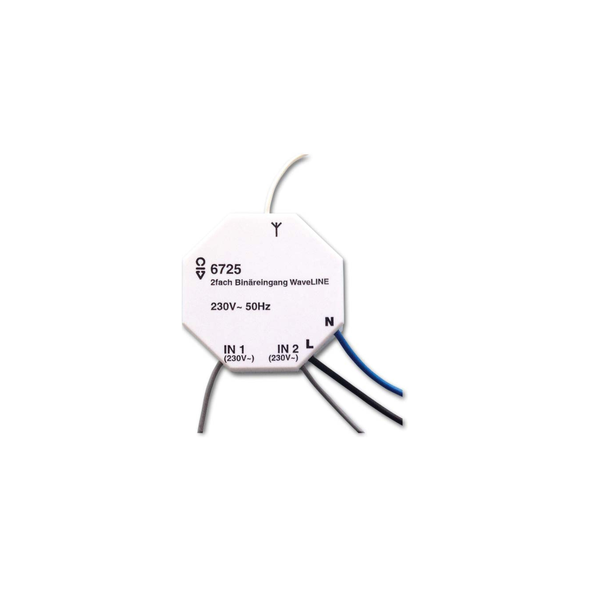 Busch-Jaeger Binäreingang Wavel-LINE 2-fach 230V AC 6725