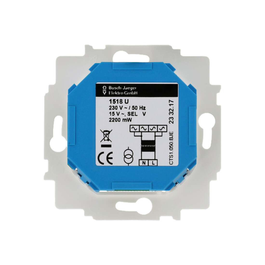 Busch-Jaeger Bloc d'alimentation 1518 U
