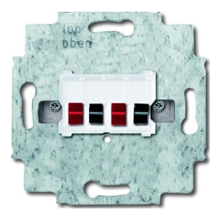 Busch-Jaeger Boîte de connexion haut-parleur 2x, blanc alpin 0248/04-101
