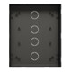 Busch-Jaeger Boîte d'encastrement Gr. 2/3 pour station extérieure 41386PB-03