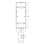 Busch-Jaeger Boîtier apparent triple, blanc studio 1703-84-4