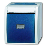 Busch-Jaeger Bouton-poussoir fermant 1 pôle AP 2621 WN-53-201-1