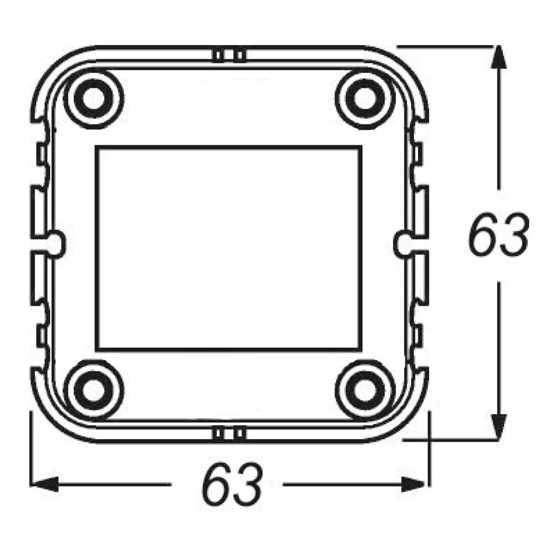Busch-Jaeger Busch-Timer Bedienelement Standard 6456-101